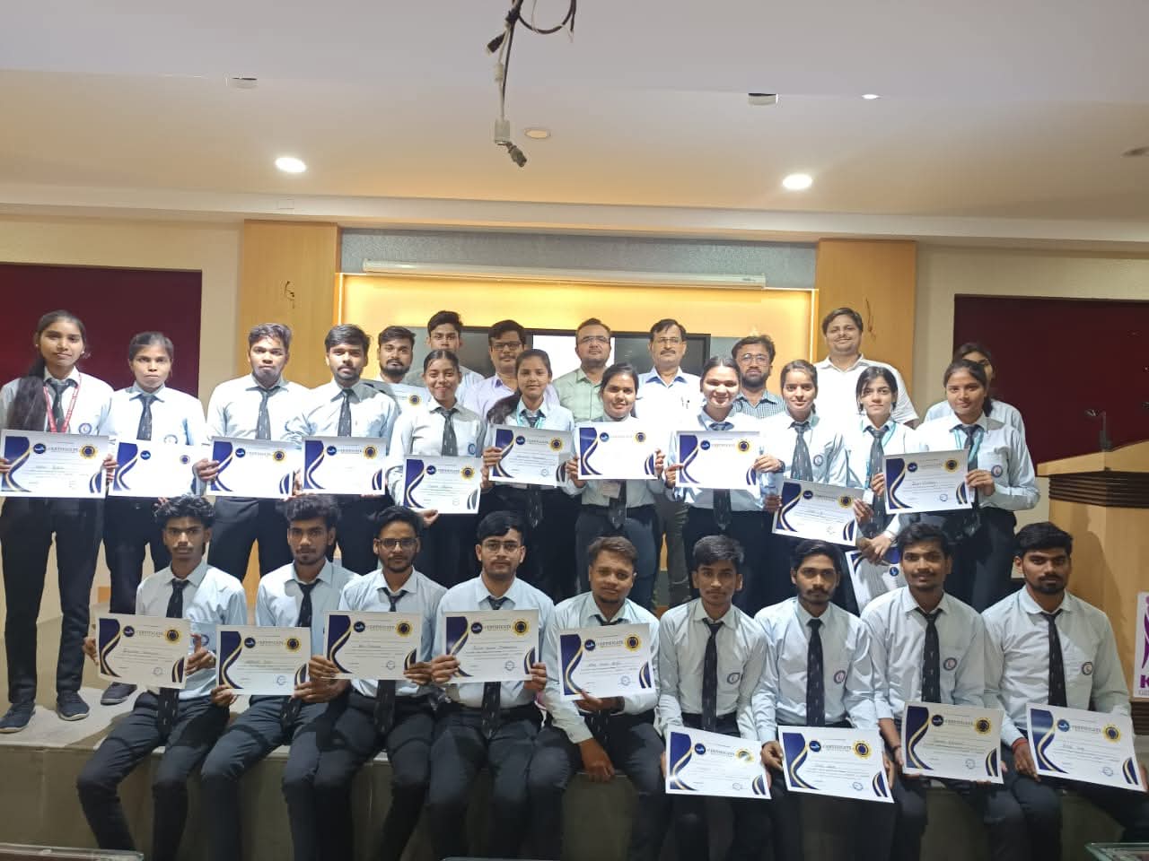 Certificate Distribution After Successful Completion of Training Program under our CSR Initiative